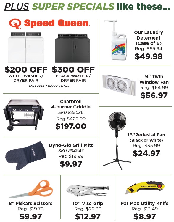 2026-07 KMH Sundown Sale - SUPER SPECIALS
