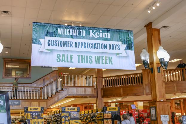 Keim Customer Appreciation Days Foyer Banner