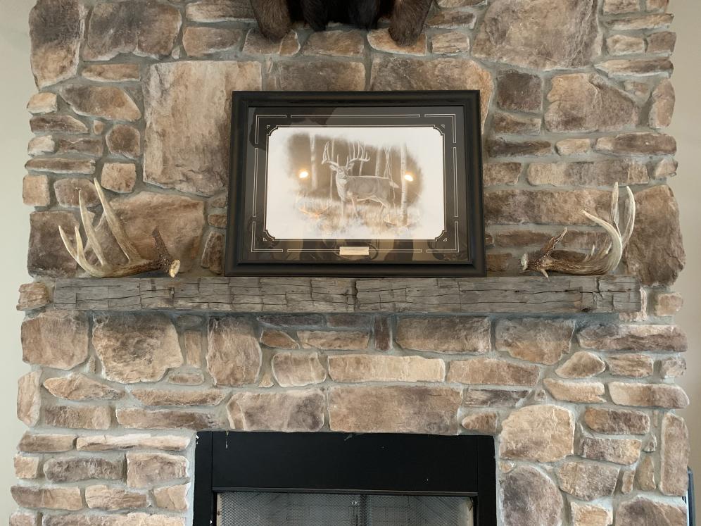 Rustic Fireplace