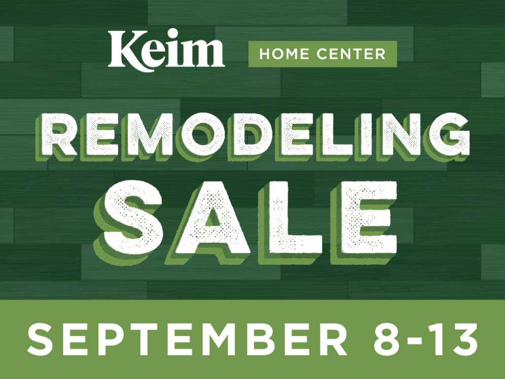 remodeling sale 2025