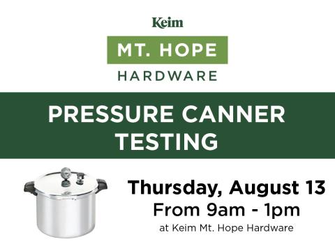 2025-08 KMH Pressure Canner Testing - Website Event
