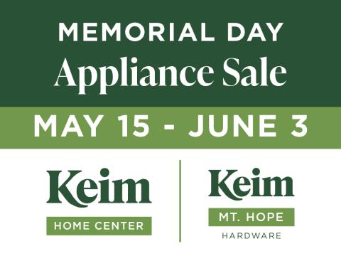 2026-05 Memorial Day Appliance Sale - Web Event